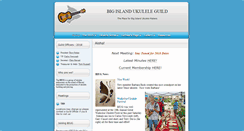 Desktop Screenshot of bigislandukuleleguild.org